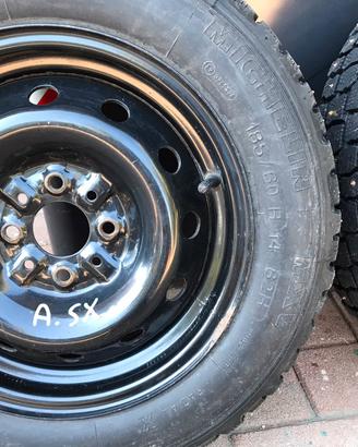Coppia Pneumatici Invernali Chiodati Michelin