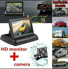 KIT AUTO PARCHEGGIO ASSISTITO MONITOR A COLORI LCD