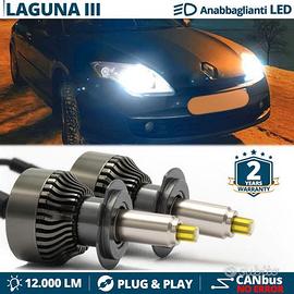 Kit LED H7 per Renault Laguna 3 Fari 12000L CANBUS
