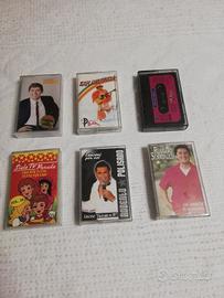 Set 6 Musicassette Cartoni Morandi Musica da Ballo
