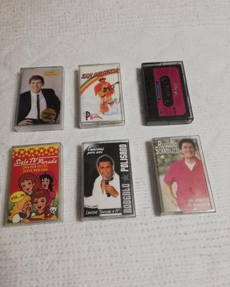 Set 6 Musicassette Cartoni Morandi Musica da Ballo