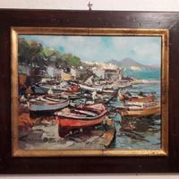 Nicola canzanella (olio su tela) completo di corni