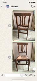 Sedie in legno