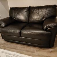 Divano 2 posti DONDI SALOTTI - Vera Pelle Karibù 