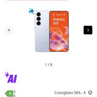 Samsung s25 256gb nuovo