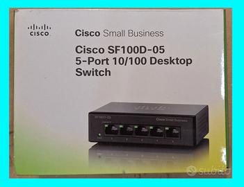 🌐 SWITCH DI RETE CISCO SF100D-05 | HUB ETHERNET 5
