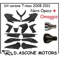 Kit carene tmax 2008 2011 nero opaco con Omaggio c