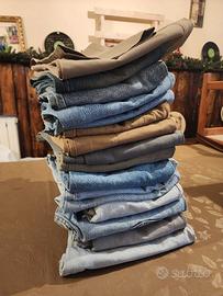 Lotto 16 pantaloni jeans