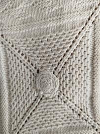  copriletto matrimoniale  cotone fatto a mano