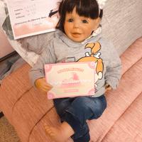 Bambola Reborn originale certificato di nascita 