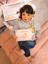 Bambola Reborn originale certificato di nascita 