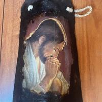 Tegole decoupage angeli cristianesimo Padre Pio