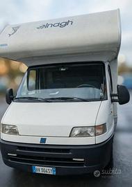 Camper mansardato  Elnag Marlin 