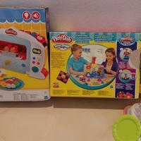 Play Doh 3 kit: kitchen, pasticceria, Dino