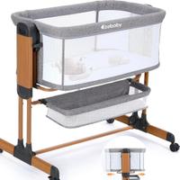 Lettino per Neonati, Culla per Casa e Viaggio con 