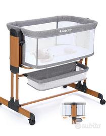 Lettino per Neonati, Culla per Casa e Viaggio con 