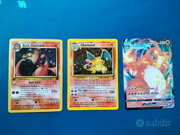 Carte Pokémon Charizard olografiche 