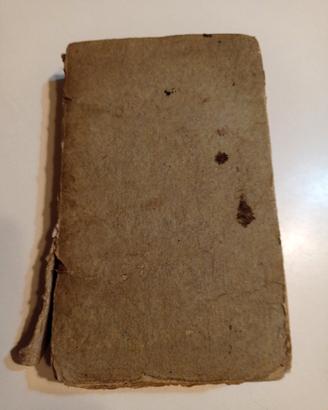 Libro antico,1782