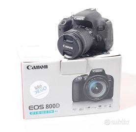 FOTOCAMERA DIGITALE REFLEX CANON EOS 800D+18-55 IS