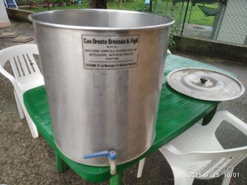 serbatoio inox vino olio 75 litri