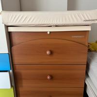 Fasciatoio Foppapedretti in legno con vaschetta