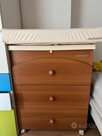 Fasciatoio Foppapedretti in legno con vaschetta