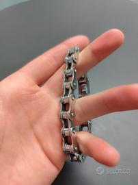 bracciale catena uomo acciaio inox 