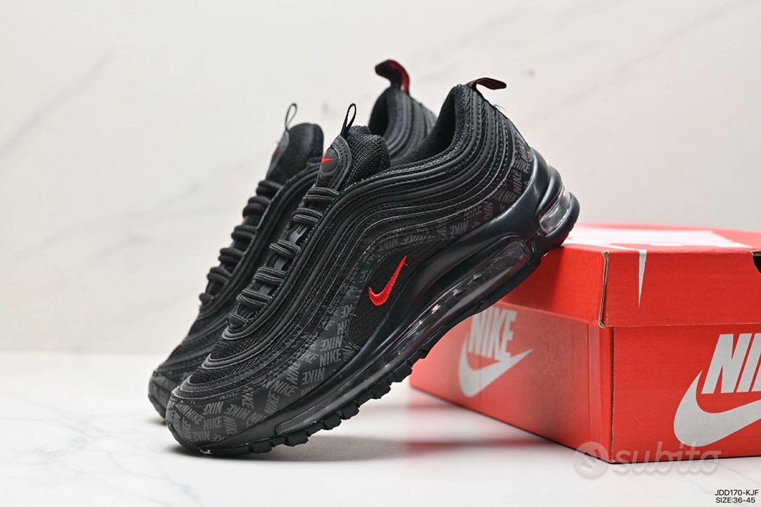 Nike Air Max 97 Black University Red 44 Abbigliamento e Accessori In vendita a Roma