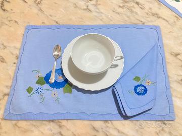 Set 2 tovagliette americane e tovaglioli