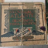 vecchio atlante geografia fisica politica Paravia.