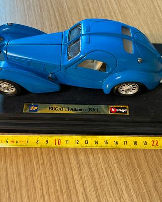 Bugatti Atlantic 1936 + moneta sportiva vintage