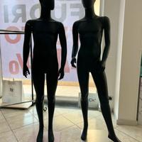 Manichini uomo no face colore nero