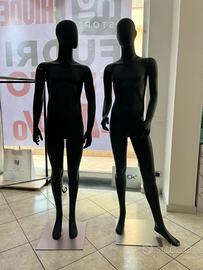 Manichini uomo no face colore nero