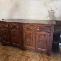 Credenza in legno massello + pensili