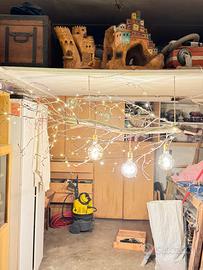 Lampadario fatto a mano.