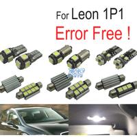 KIT 13 LAMPADE LED INTERNE PER SEAT LEON MK2 1 P 1