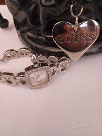 Orologio donna Guess acciaio con borsetta 