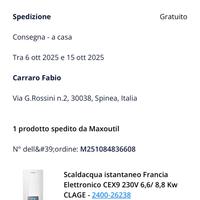 Scaldacqua istantaneo