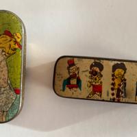 Rare scatolette in latta caramelle vintage d’epoca