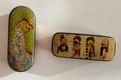 Rare scatolette in latta caramelle vintage d’epoca