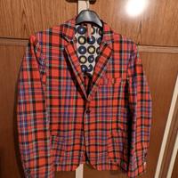 giacca cotone fantasia scozzese tartans