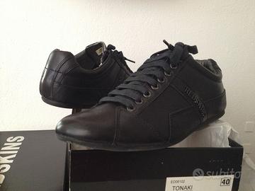 Scarpe Redskins Tonaki tg 40 nere vera pelle nuove