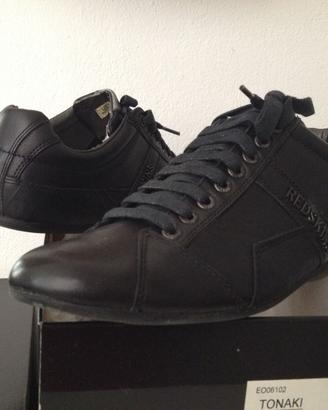 Scarpe Redskins Tonaki tg 40 nere vera pelle nuove