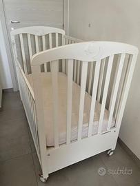 Lettino Foppapedretti Luccichino Bianco