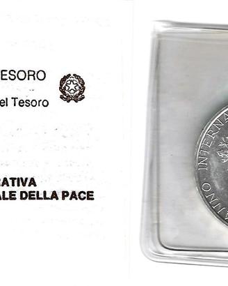 Repubblica Italiana - Anno Internazionale Pace