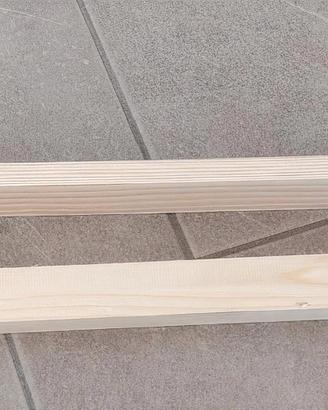 listelli abete piallato 12 pezzi. cm 100x4,5x2