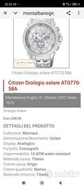 orologio Citizen solare titanio come nuovo 
