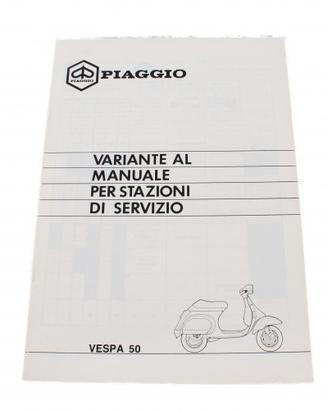 Variante manuale stazioni di servizio Piaggio Vesp