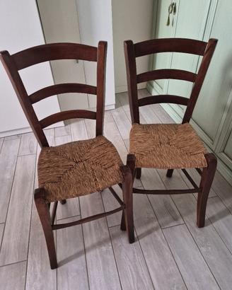 seggiole in legno 