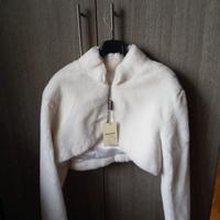 Coprispalle in pelliccia ecologica - sposa